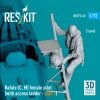 RESKIT RSF72-0063 Rafale (C, M) female pilot (with access ladder - type 1) (1 pcs) (3D Printed) (1/72)
